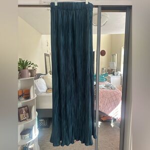 Turquoise Holiday Maxi Skirt